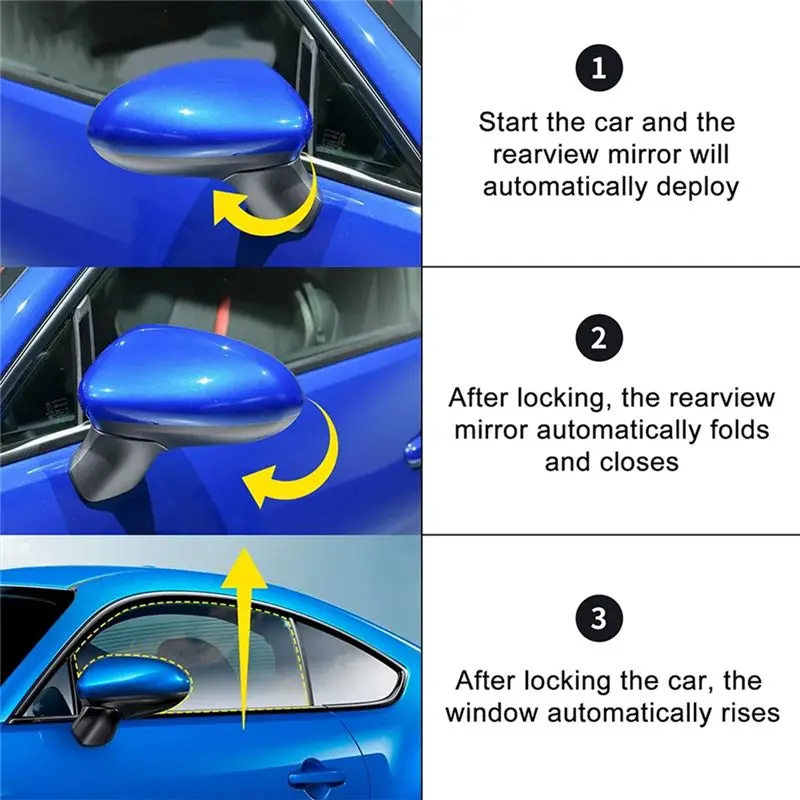Фото Для Subaru BRZ Toyota GR86 2021-2024: Автоматический контроллер закрытия окон и складывания зеркал заднего вида - A91R №2