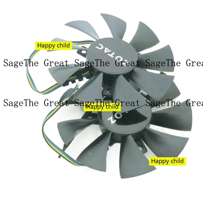 0. НОВЫЙ вентилятор охлаждения видеокарты для ZOTAC GTX 960 1060 1070TI 1080Ti MINI AMP 85 мм