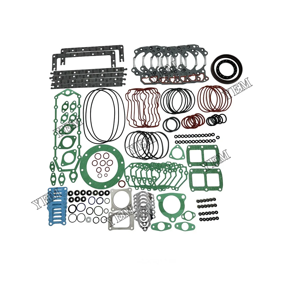 6D125 Overhaul Gasket Kit With Head For Komatsu Diesel Engine kit