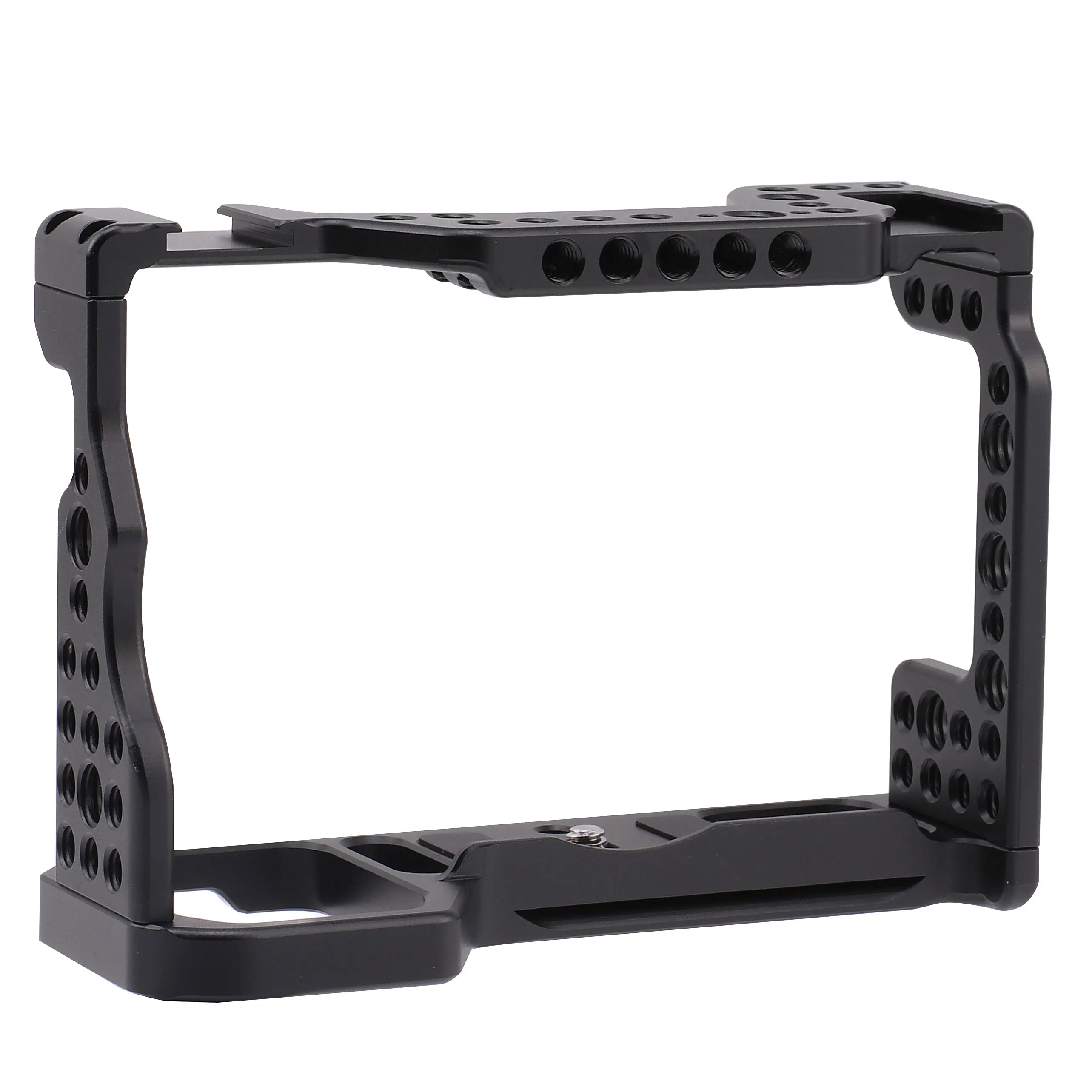 RaidNeo Full Camera Cage Rig for Sony A7III A7RIII A7II A9 Video Shooting Extension Stabilizer with Cold Shoe 1/4 3/8 Screw Hole