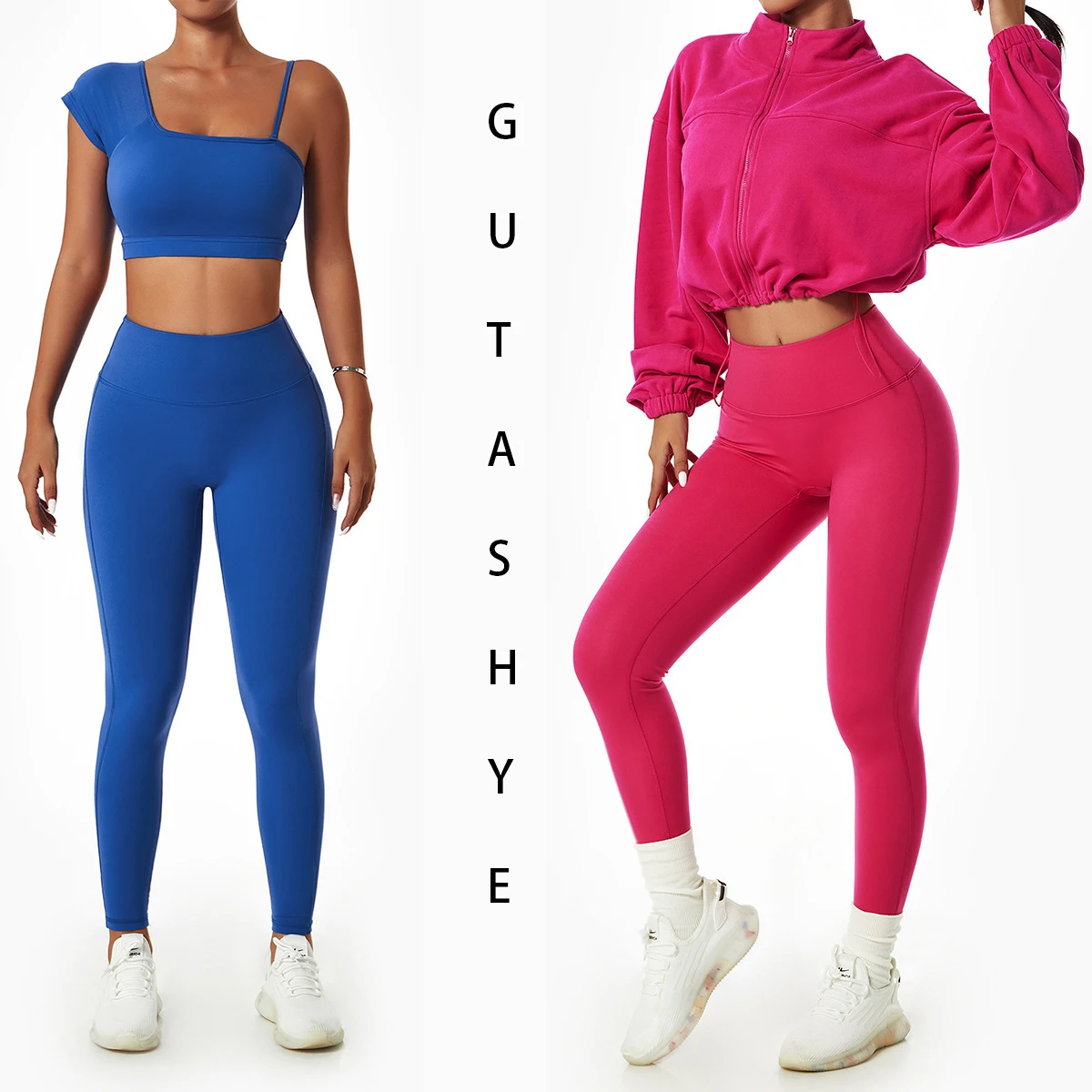 

4 шт./комплект, женский спортивный бюстгальтер пуш-ап на одно плечо