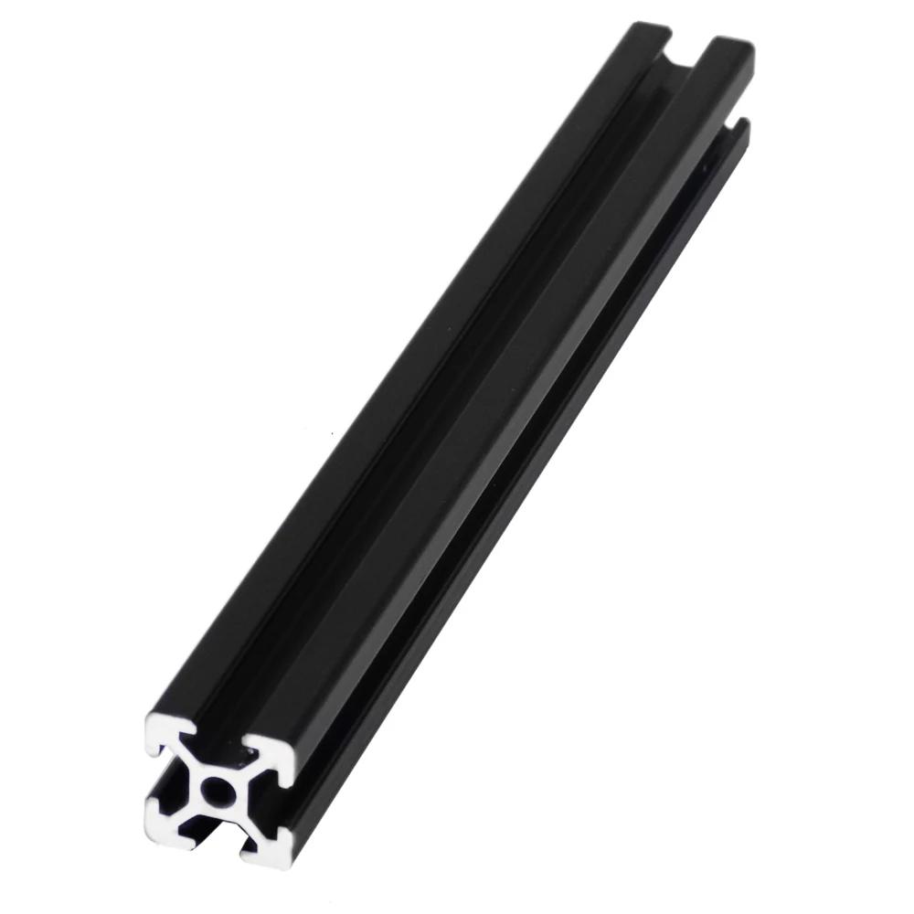 

2PC CNC Linear Rail 2020 Aluminum Profile Extrusion Guide 400mm EU European Standard Anodized 3D Printer Black Customize Length