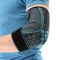 1pc sports elbow support pad pressurization men basketball volleyball fitness gear adjustable elastic brace protector