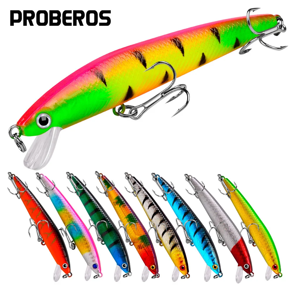 

9.5cm 8.5g Floating Water Mino Bait Plastic Wobbler Bait Sea Fishing Fake Hard Lure Fishing Gear Saltwater Trolling Luya