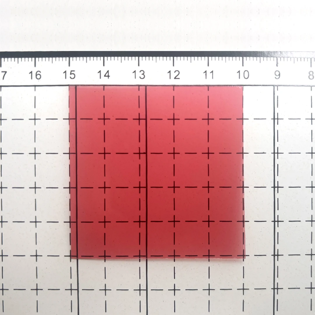 Цветные поляризационные фильтры 5x5 см с клеем