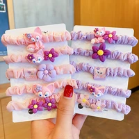 510 pieces cute hair bands for kids lingna belle shape elastic sweet hair rope hair tie girls dont hurt hair accessories new