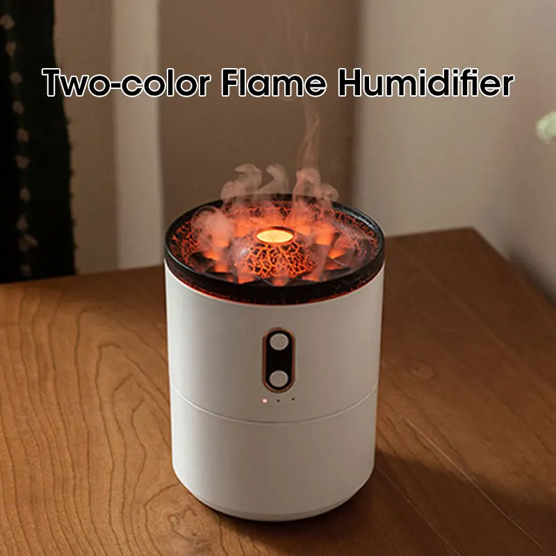 

Flame Fire Humidifier Aromatherapy Diffuser Ultrasonic Aromatic Essences House Air Humidifier Home Bedoom Fragrance Diffusers