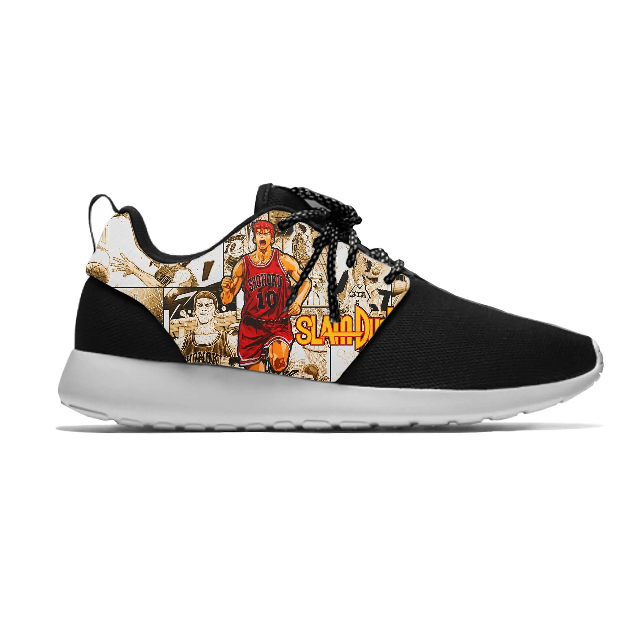 

Japanese Anime Manga Slam Dunk Sakuragi Hanamichi Sport Running Shoes Casual Breathable Lightweight 3D Print Men Women Sneakers