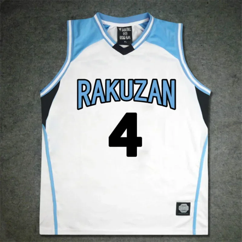Akashi Seijuro Basuke аниме Kuroko No Basket косплей Rakuzan футболка для средней школы спортивный