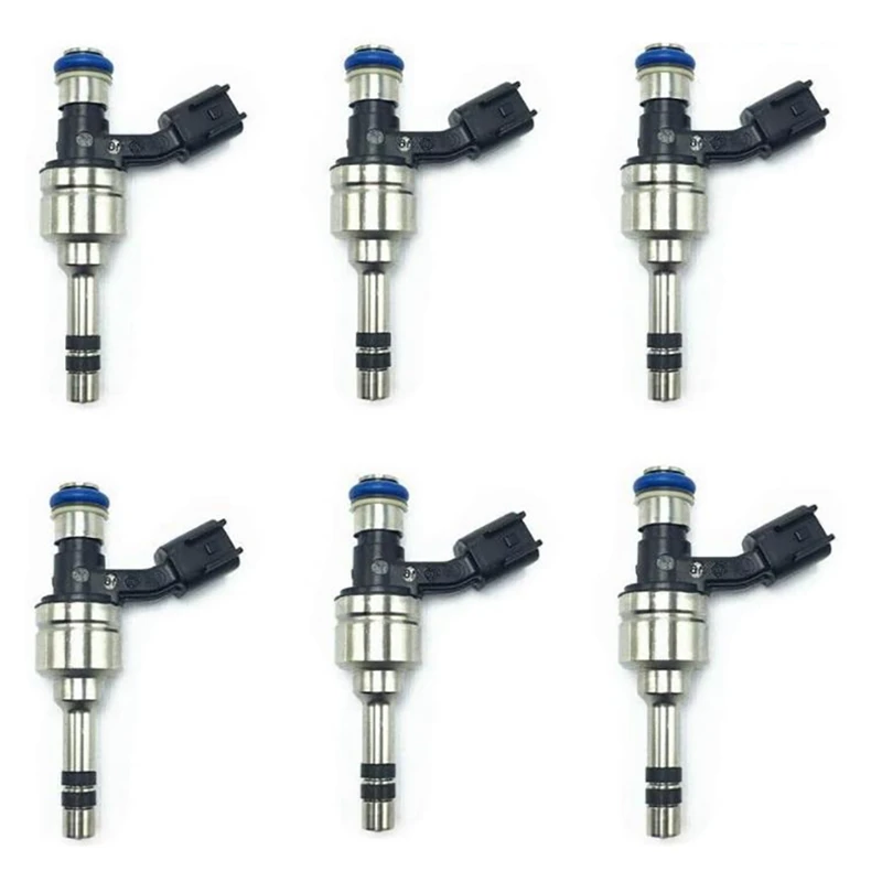 

6Pcs New Fuel Injector 4 Holes for Cadillac/Chevrolet/GMC/Buick 3.0L 3.6L 2012-17 12634126 JSD9-B1 FJ1059