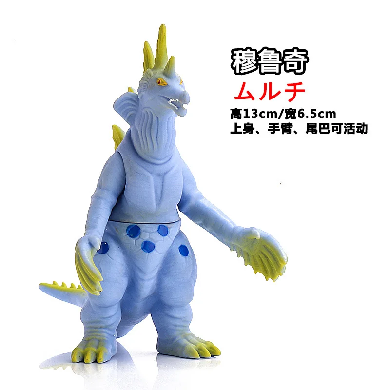

13cm Soft Rubber Monster Ultraman Muruchi Action Figures Model Furnishing Articles Doll Children's Assembly Puppets Toys