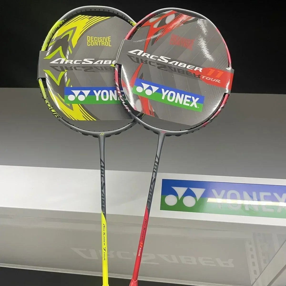 Настраиваемая ракетка Yonex для бадминтона в форме фунта и струны ARC 11Pro набор