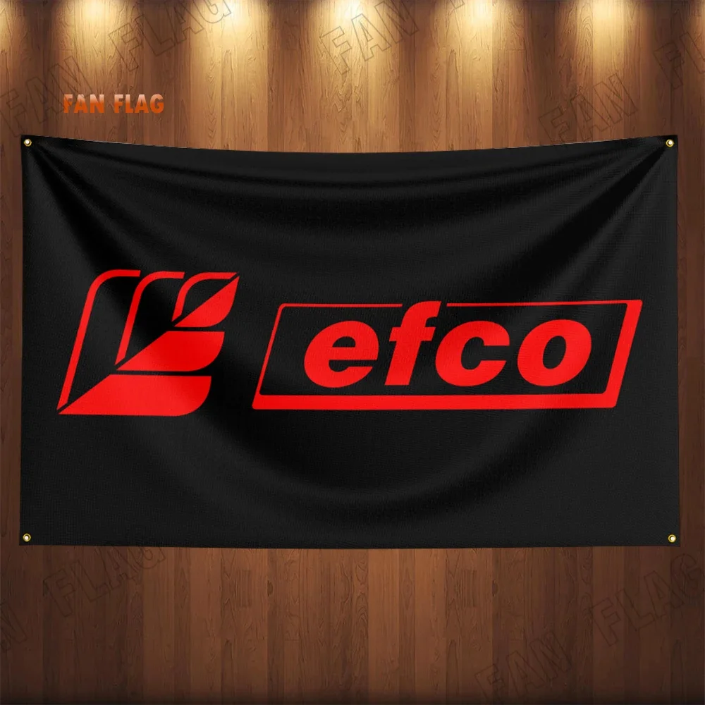 3x5 футов Efcos мощный логотип флаг полиэстер Печатный Электрический баннер для