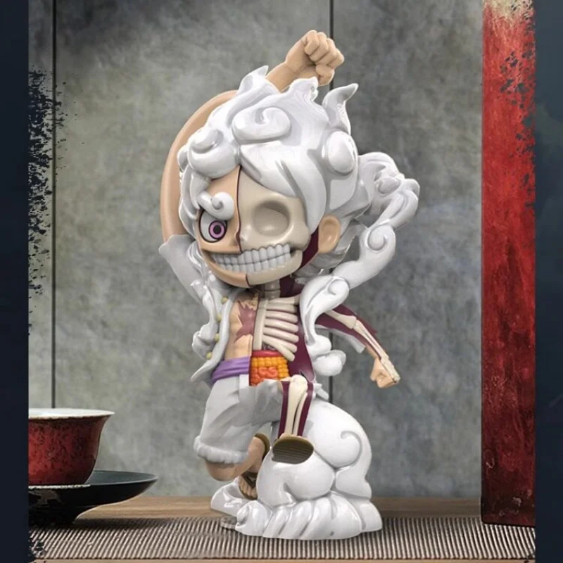 Фото Коллекционная фигурка MightyJaxx Monkey D. Luffy в форме Ники (One Piece), официальная лицензированная, с частичным скелетом, для взрослых коллекционеров №4