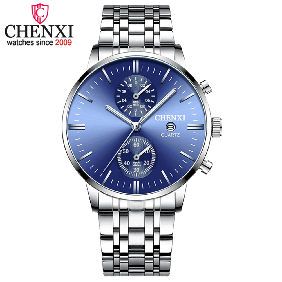 

CHENXI Quartz Watches For Men Multifunction Luminous Analog Wrist Watch Waterproof Chronograph Fashion Date Relogio Masculino