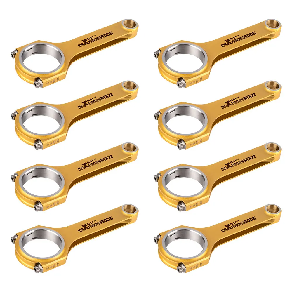 Титанизированные шатуны для Toyota Lexus 1UR 3UR 4 6 5 7 V8 ARP 2000 147 мм титанизирующий H-Beam 4340 EN24