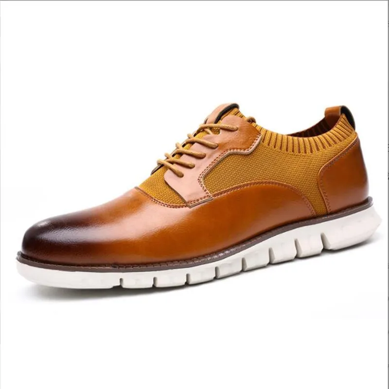 

2022 Men's Casual Shoes Brand Handmade Comfortable Breathable Ultralight Men's Sneakers