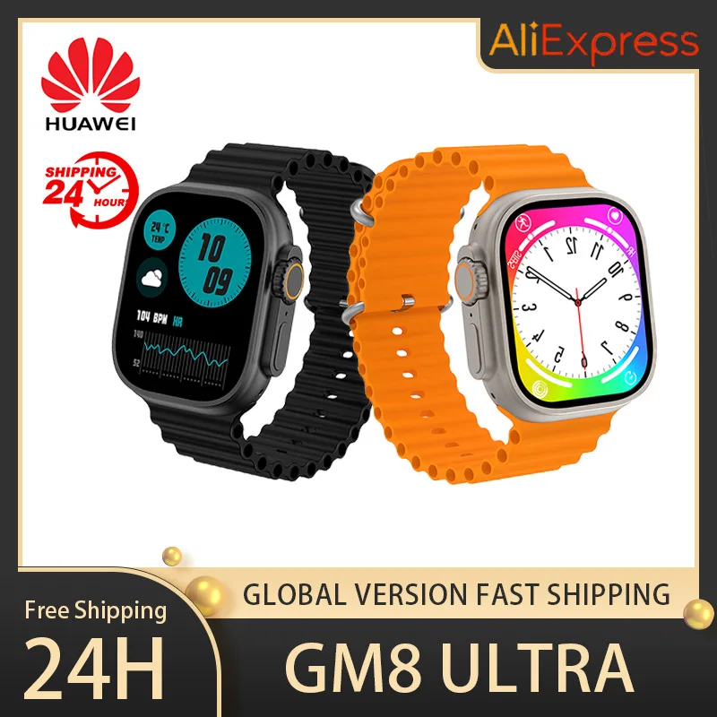 

Huawei GM8 Ultra Smart Watch High Refresh Screen New Function Back Shell Bluetooth Call Message Men NFC Sport Music IOS Andriod