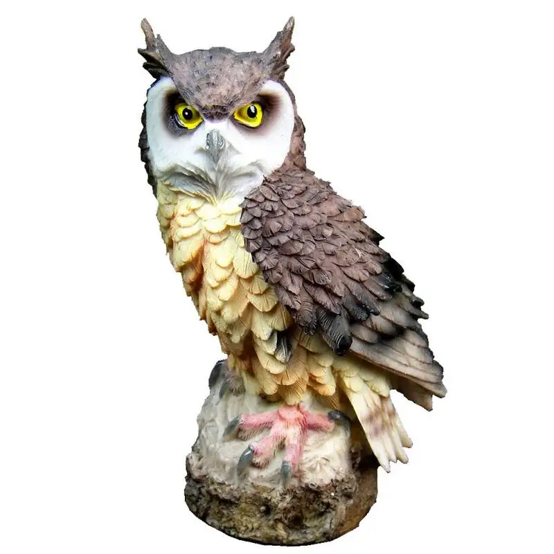 

Owl Garden Statue Owl Animal Figure To Scare Away Birds Multipurpose Garden Statue To Protect Backyard Pond Farm From Squirrels