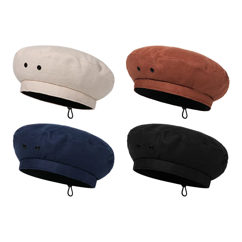 

2022 New INS Peaky Blinders French Corduroy Men Baret Mütze Damen Classic Velvet Visor Hats Boina Feminina Bere Berets Cap