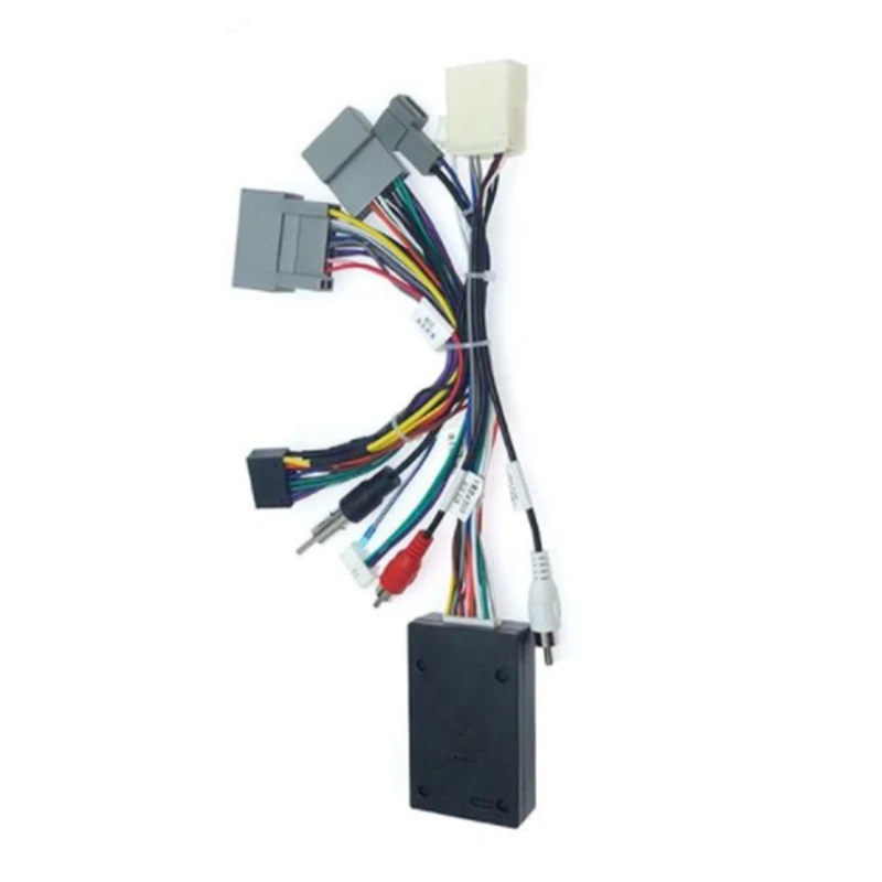

Автомобильный аудио радио CD плеер 16 PIN Android кабель питания адаптер с Canbus коробка для медиа проводки жгут проводов