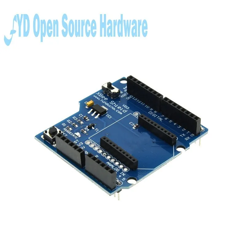 Фото Модуль Bluetooth XBee Shield V03, беспроводной модуль управления для платы XBee ZigBee для Arduino, модуль последовательного адаптера FT232RL IC 3,3 В 5 в IO №5
