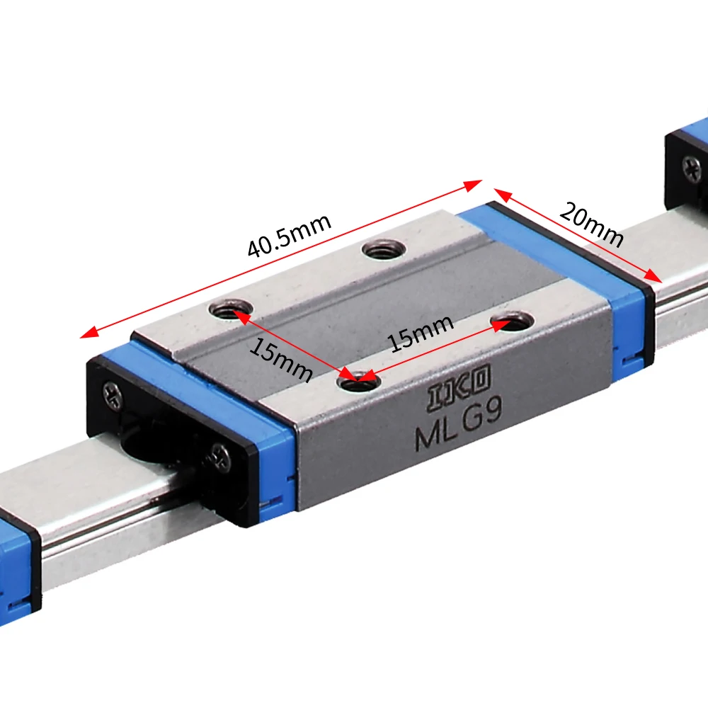 IKO ML9 MLC9 MLG9 MLL9 Линейный блок Линейная направляющая Ползунок подшипник