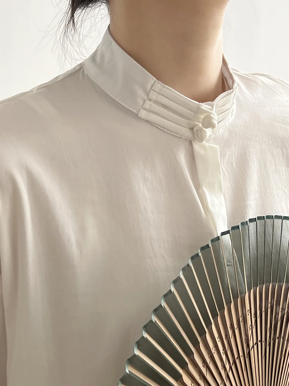 Новая блузка в китайском стиле SuperAen Женская Весенняя рубашка с длинным рукавом