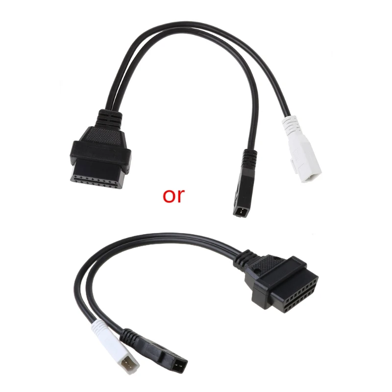 

2X2 To 16 Pin Female OBD2 Diagnostic Connector Adaptor Cable For VAG Y9RC