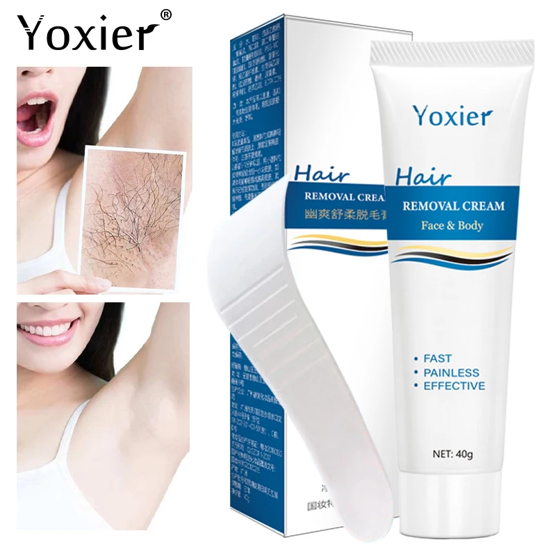 

Hair Removal Cream Fast Whole Body Gentle Painless Non-Irritating Arms Legs Armpits Face Depilatory Private Parts Skin Care 40g