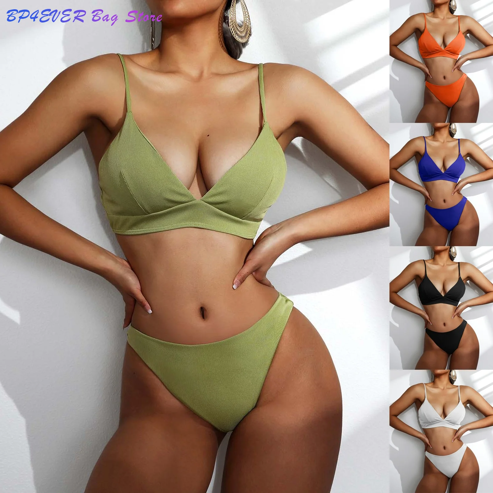 

Feitong роскошная женская одежда однотонный бандо Мягкий купальник пуш-ап купальник пляжная одежда купальник бикини комплект Ropa De Mujer