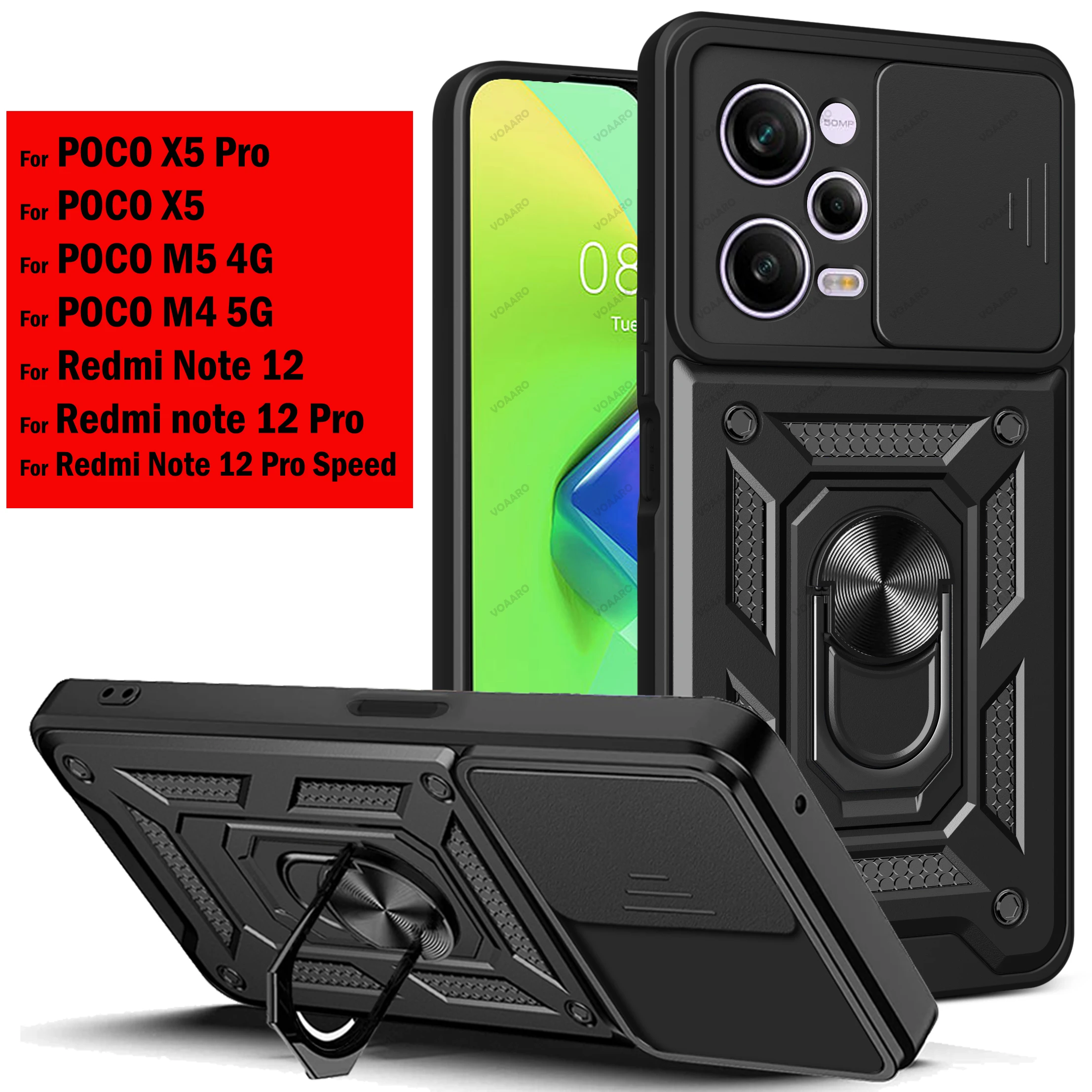 

Capa for POCO X5 Pro Case for Redmi 10C Note 12 Pro Speed 11 Prime 5G 2022 11S POCO X5 M5 M5S M3 M4 Pro 5G X4 F4 GT X3 NFC Case