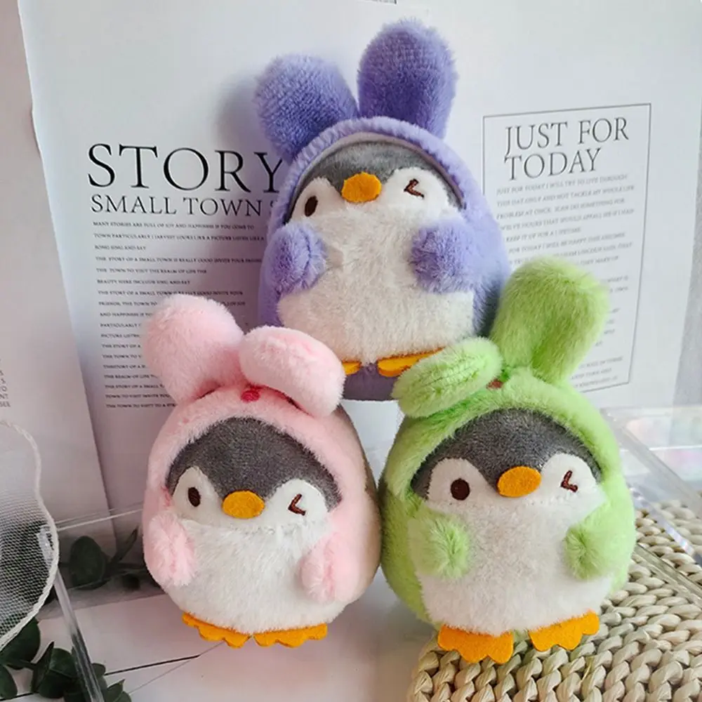 

Подвесное украшение для ушей, плюшевая игрушка, мультяшный Пингвин, кукла, подвеска для сумки в Корейском стиле, брелок для автомобиля