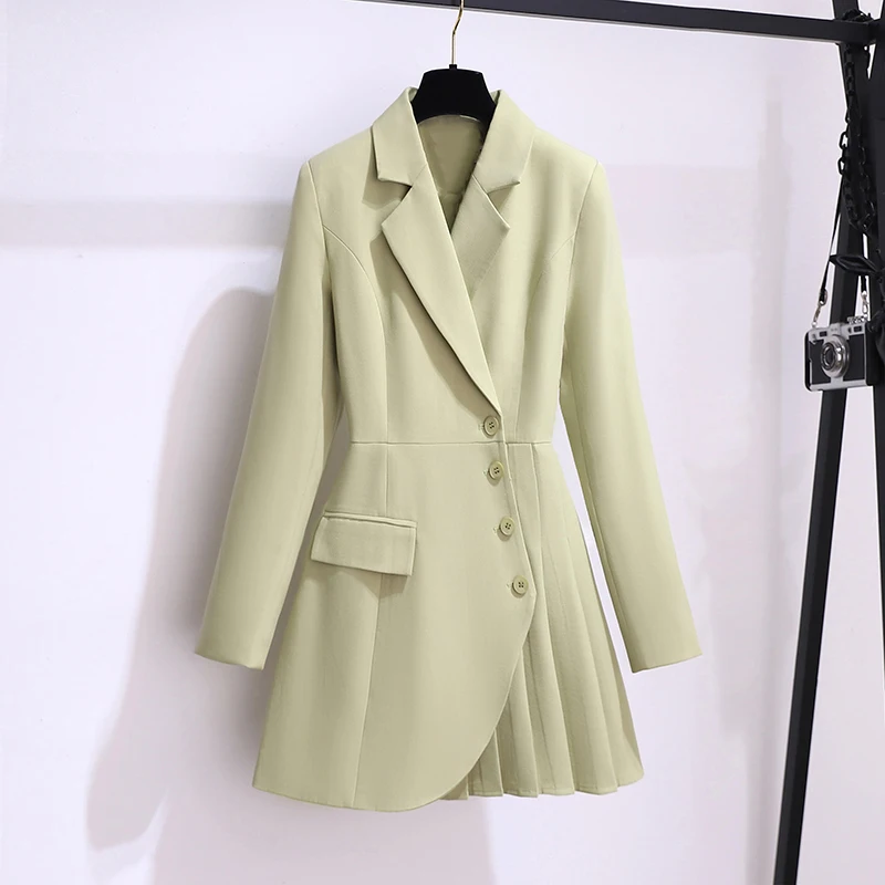 

Suit Dress Women Clothing Long Sleeve Sexy Dress Office Lady White Dress 2023 Autumn New French Dress OL Fashion Vintage Dress