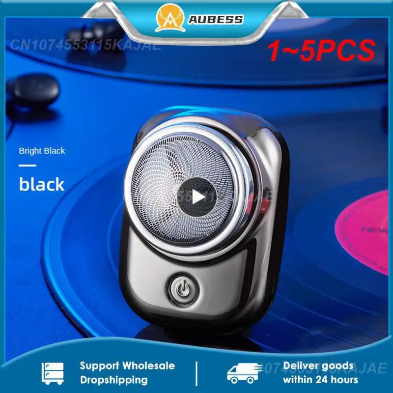 

1~5PCS Portable Electric Shaver Pocket Electric Razor For Men Wet Face Beard Shavers Type-C Rechargeable Travel Home Razor