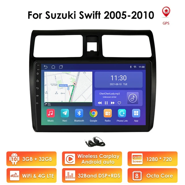 

Android car video players For Suzuki Swift 2005 2006 2007 2008 2009 2010 Radio Multimedia Player Navigation GPS 2 din DPS FM