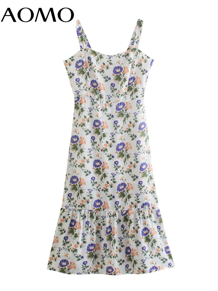 

Женское платье с цветочным принтом и оборками, 3D30A