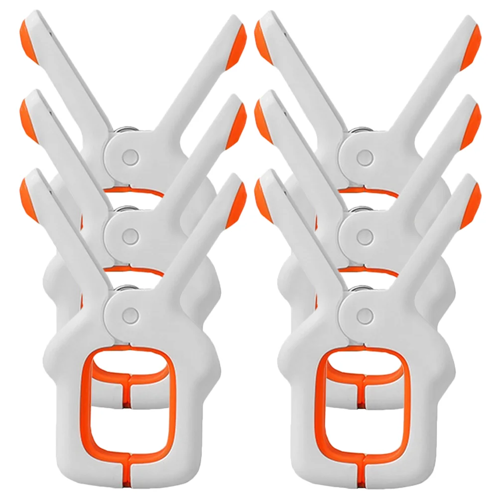 

6pcs Beach Towel Clips Chair Holders Portable Towel Holders for Holiday Pool