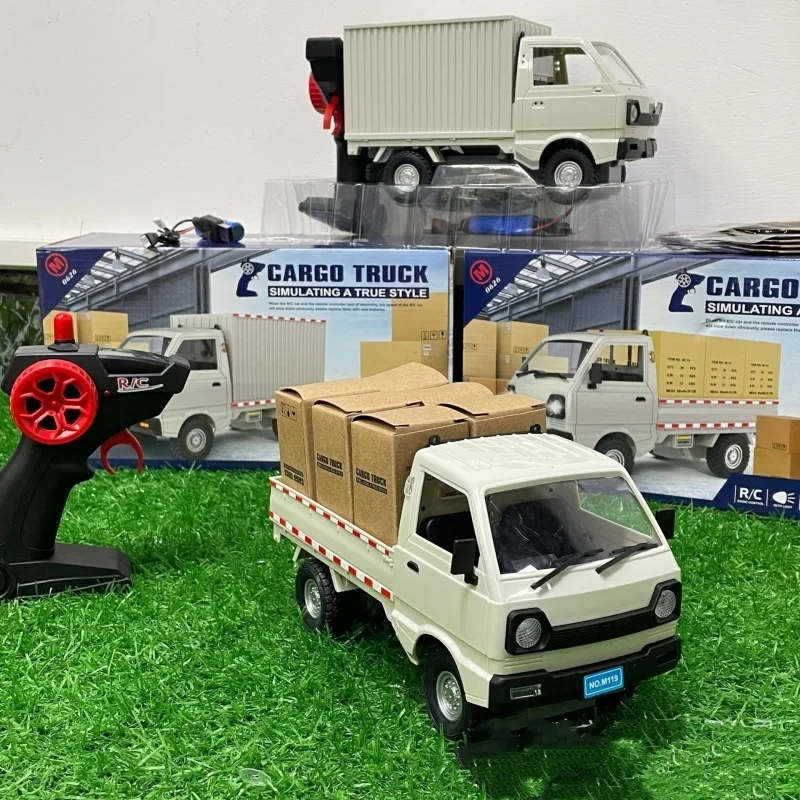 Масштаб 1:10/1:16 WPL D12 Радиоуправляемый автомобиль, имитация дрифта, скалолазания, грузовик со светодиодной подсветкой, карьерный груз, дистанционное управление, электрические игрушки, подарок для детей