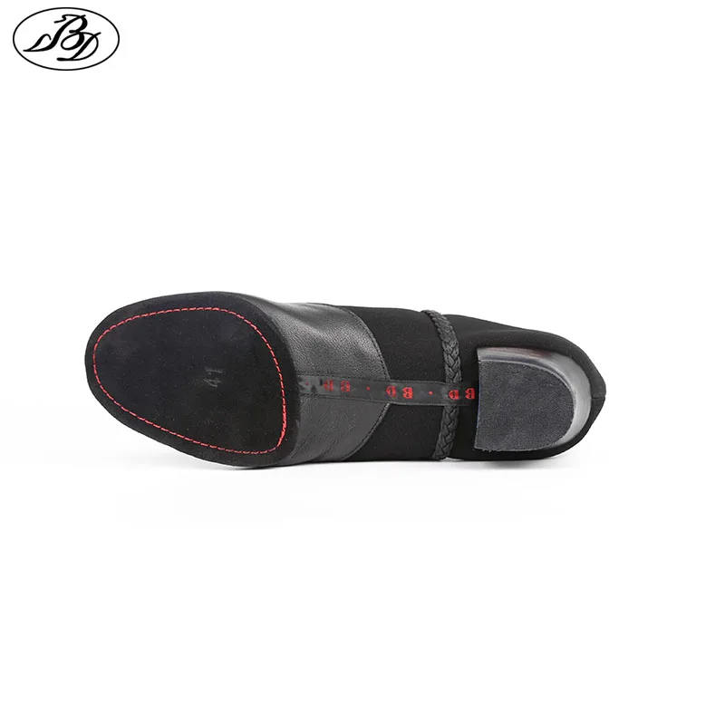 Мужские кроссовки для латиноамериканских танцев BD475 обувь из натуральной кожи с