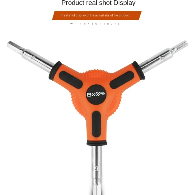 

Boy Bicycle Tool Y-Type Hex Socket Tool 4/5/6mm Mountain Bike Repair Hex Wrench Bicycle