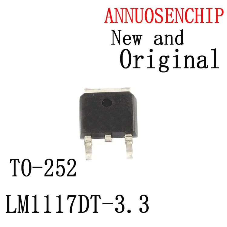 

Бесплатная доставка, 100 шт., новые и оригинальные LM1117DT LM1117 TO-252, новая Оригинальная идентификация! LM1117DT-3.3