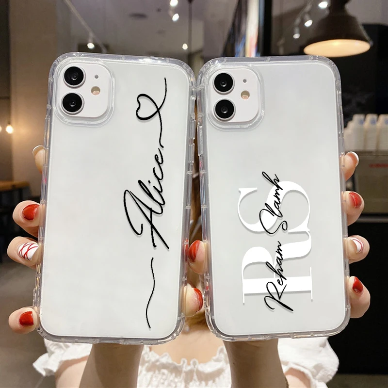 

DIYCustom Name Initial Letter Case For Samsung A53 A33 A13 A14 A52S 5G A12 A21S A22 A31 A32 A50 A51 A70 A71 A72 A03S A04S Cover