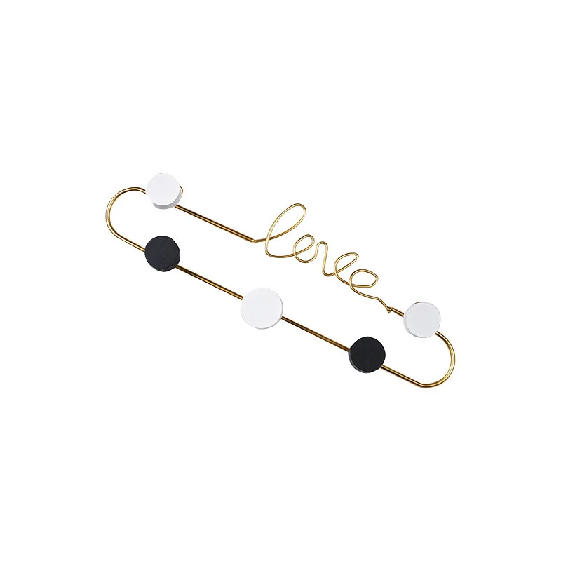 

Декоративный крючок с буквами для гостиной, настенный крючок для ключей, металлический крючок для пальто в спальню, крючок