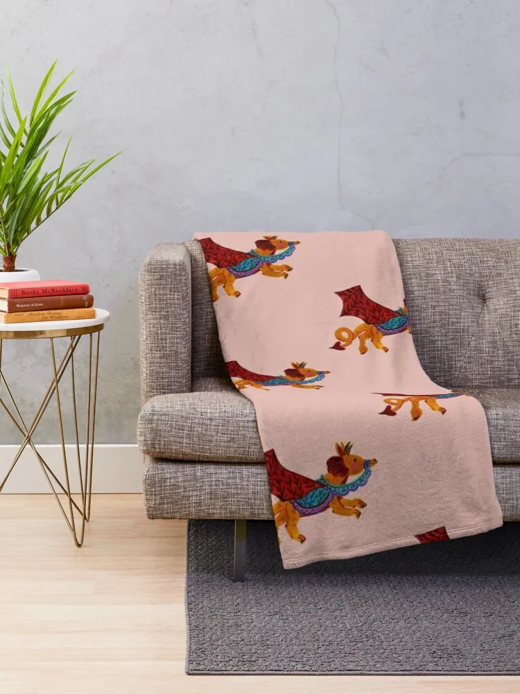 Карусель Дракон – химерная фантазийная акварель с ручной росписью от Jemma Jamie