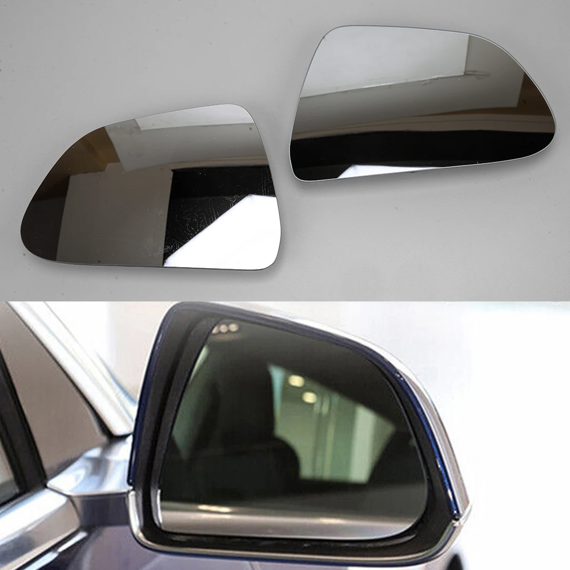 

9252455001 9252456001 1 Pair Front Left Right Heated Backing Side Mirror Glass Fit for Tesla Model 3 2021 2020 2019 2018 2017