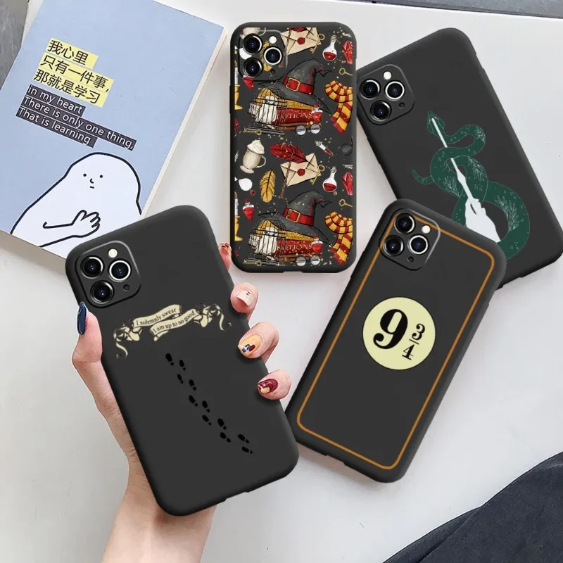 

Чехол Harries Magic TV для Iphone 14 11 12 13 PRO MAX X XS Mini 7 8 PLUS Se 2020, черный чехол