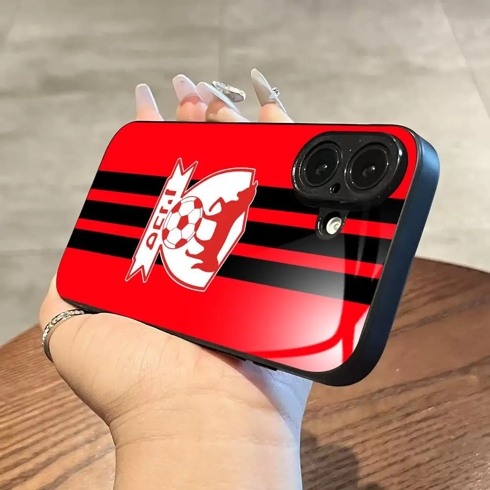 Фото Израильский футбольный клуб «Бней Сахнин» предлагает чехол для iPhone 17 Air, 16, 15, 14, 13, 12, 11 Plus, Mini, Pro, Max, стеклянный магнитный чехол. №4