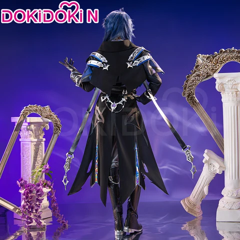 Flins Косплей Костюм Игра Genshin Impact【S-3XL】DokiDoki-N Kyrll Chudomirovich Flins Мужской костюм на Хэллоуин размера плюс