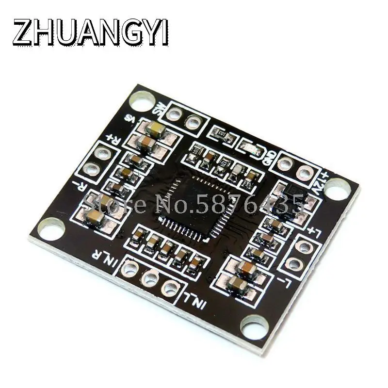 12 В Mini Hi-Fi PAM8610 аудио стерео усилитель платы 2X10W двухканальный D Класс по самой